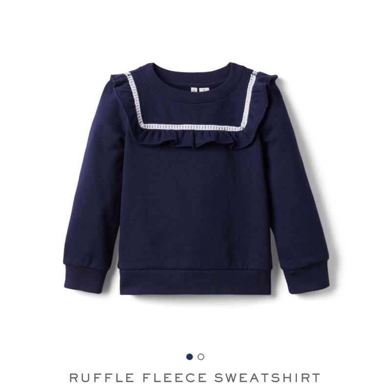 Janie adn Jack Ruffle Fleece Sweatshirt
