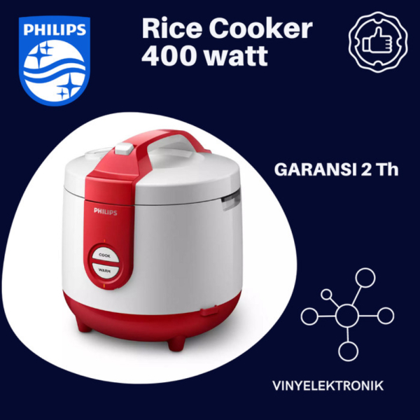 PHILIPS Rice Cooker 2Lt HD3119/32 - HD 3119/32 Garans Resmi ALL COLOR Limited