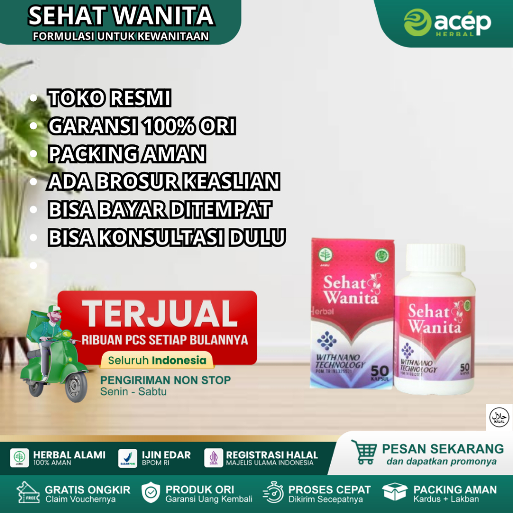 Sehat Wanita Herbal Khusus Untuk Masalah Kewanitaan dan Promil Asli 100% Original