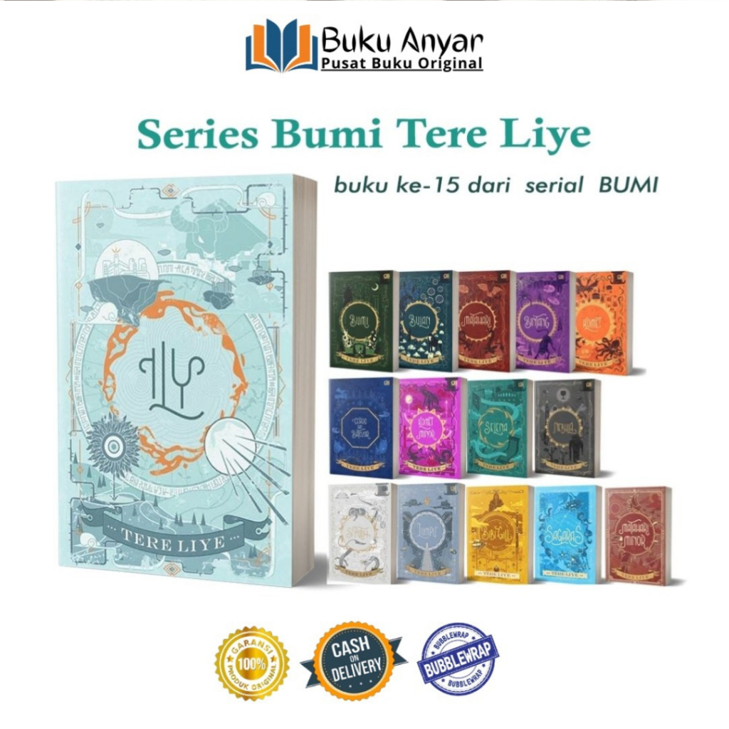 Tere Liye Serial- Bumi. - Bulan  - Matahari - Bintang - Ceros & Batozar - Komet - Komet Minor - Sele