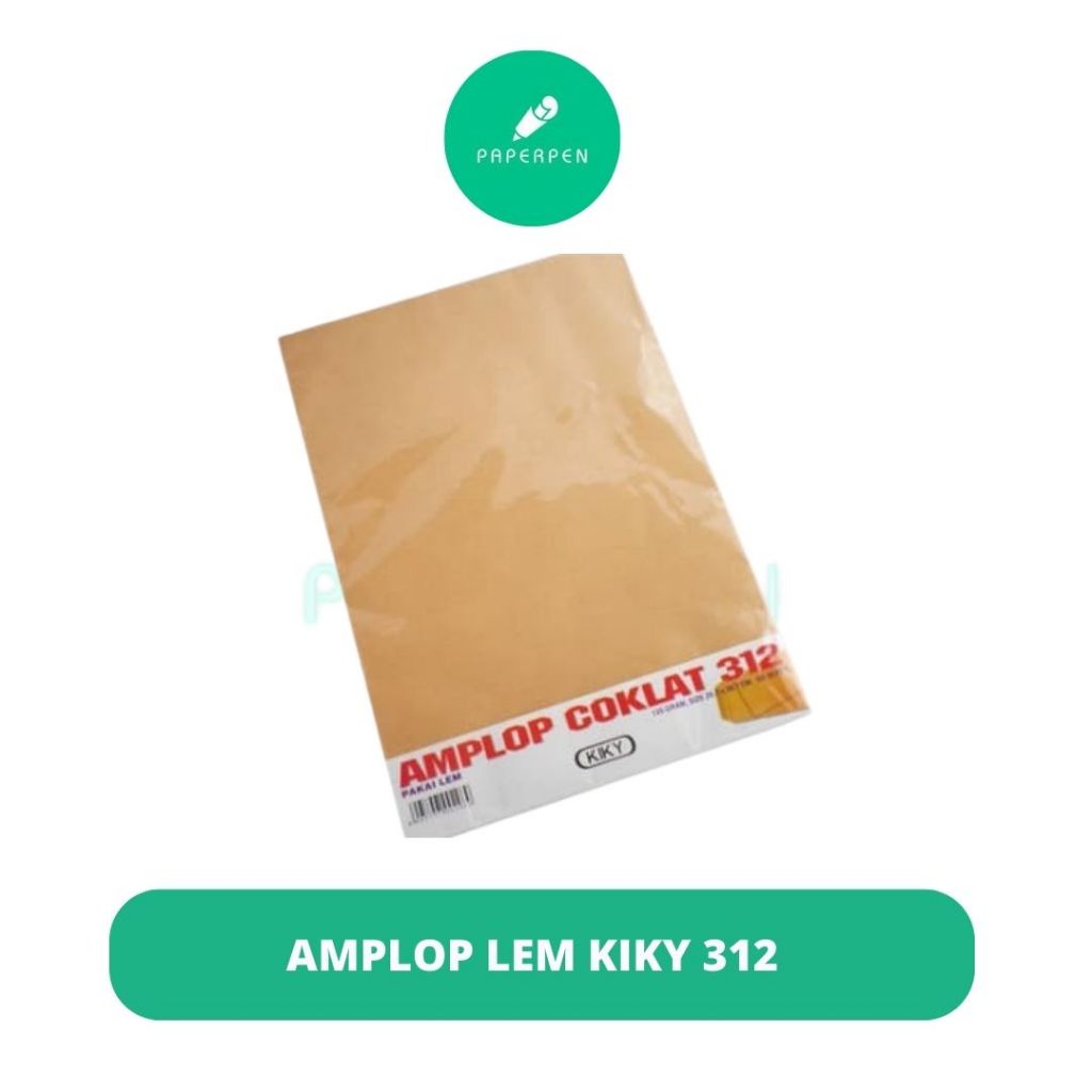 

(Pak10) Amplop Lem Kiky 312/Amplop Coklat Isi 10Pcs