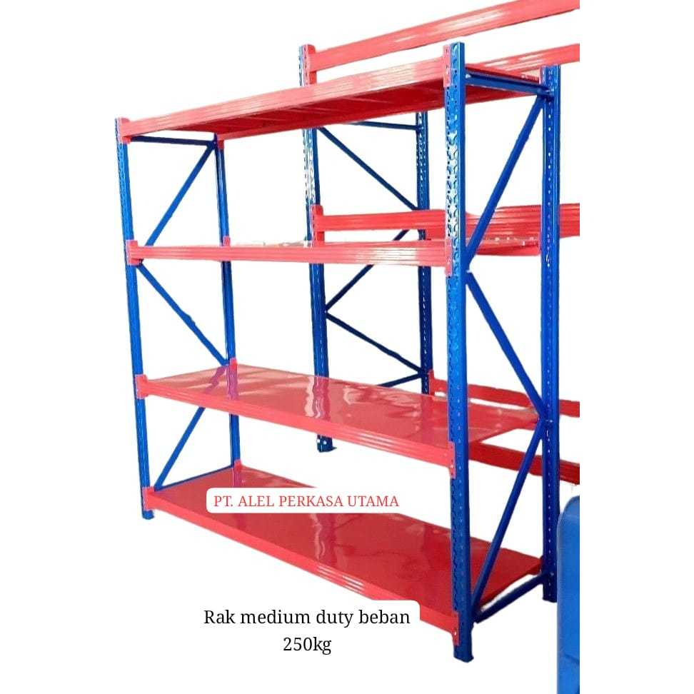 RAK GUDANG MEDIUM DUTY 250 KG