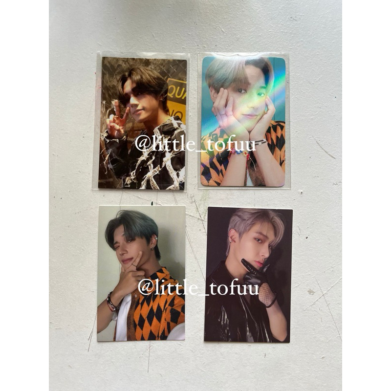 [official photocard] ateez wooyoung mingi pc selca bene makestar fever part 3 fever part 2 atz