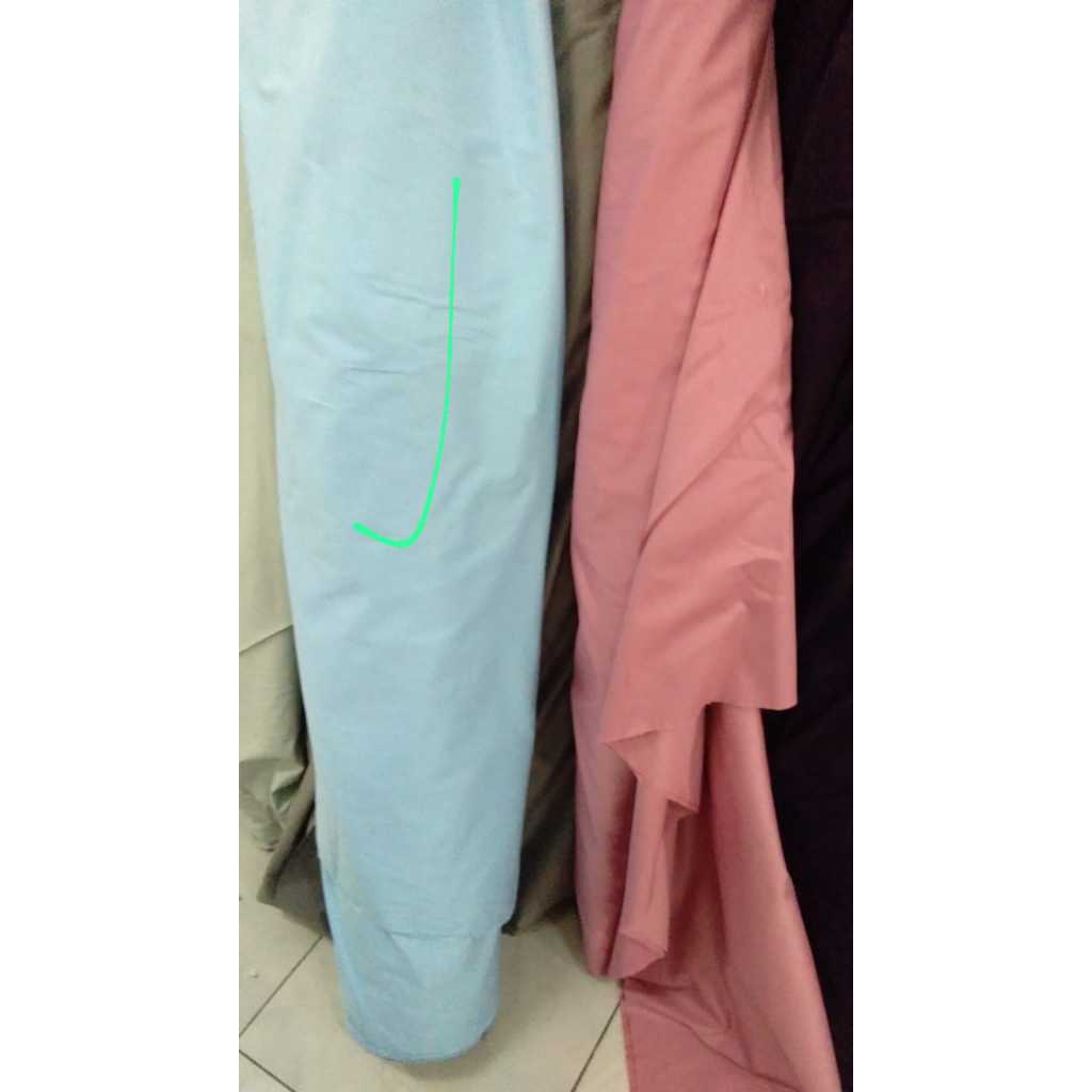 Sprei Set Katun Jepang Polos Biru Muda