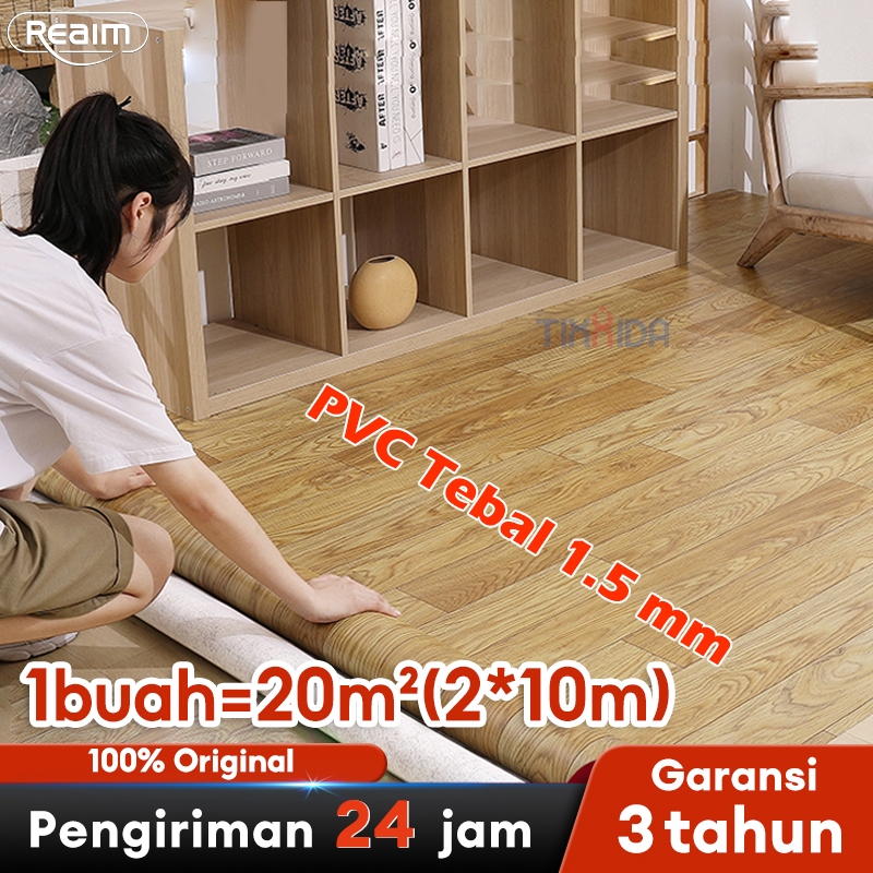 REAIM  KARPET LANTAI VINYL GULUNGAN TEBAL 1.5 MM METERAN 10 M