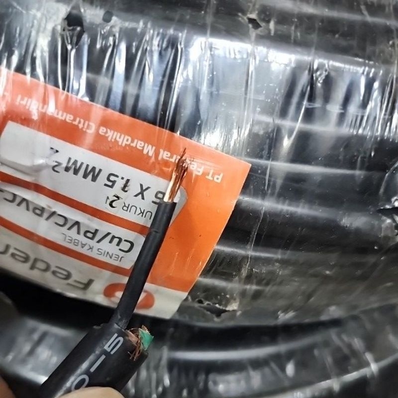 (JUAL 50 METER) Kabel LISTRIK NYYHY Serabut isi 6 – 6 x 1.5 Merek Federal