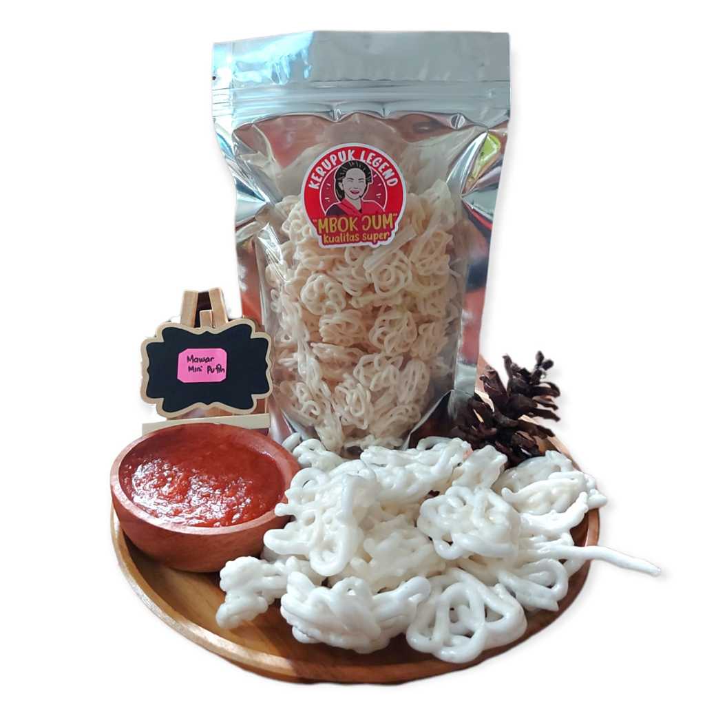 

Kerupuk Bunga Krupuk Mawar Putih Mini