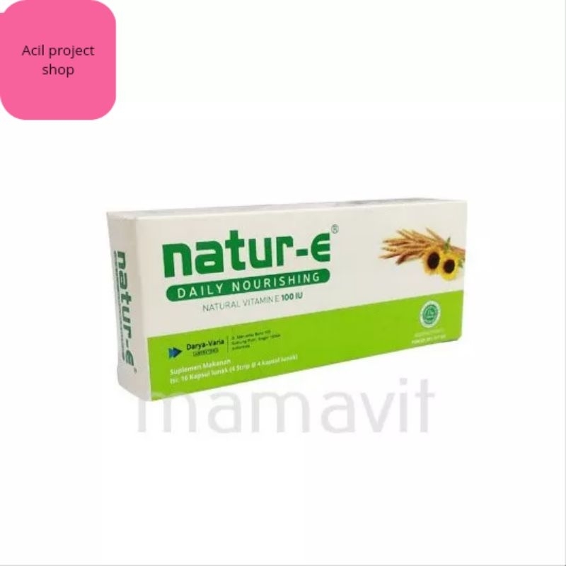 Nature E 100 IU Vitamin E kulit Promil