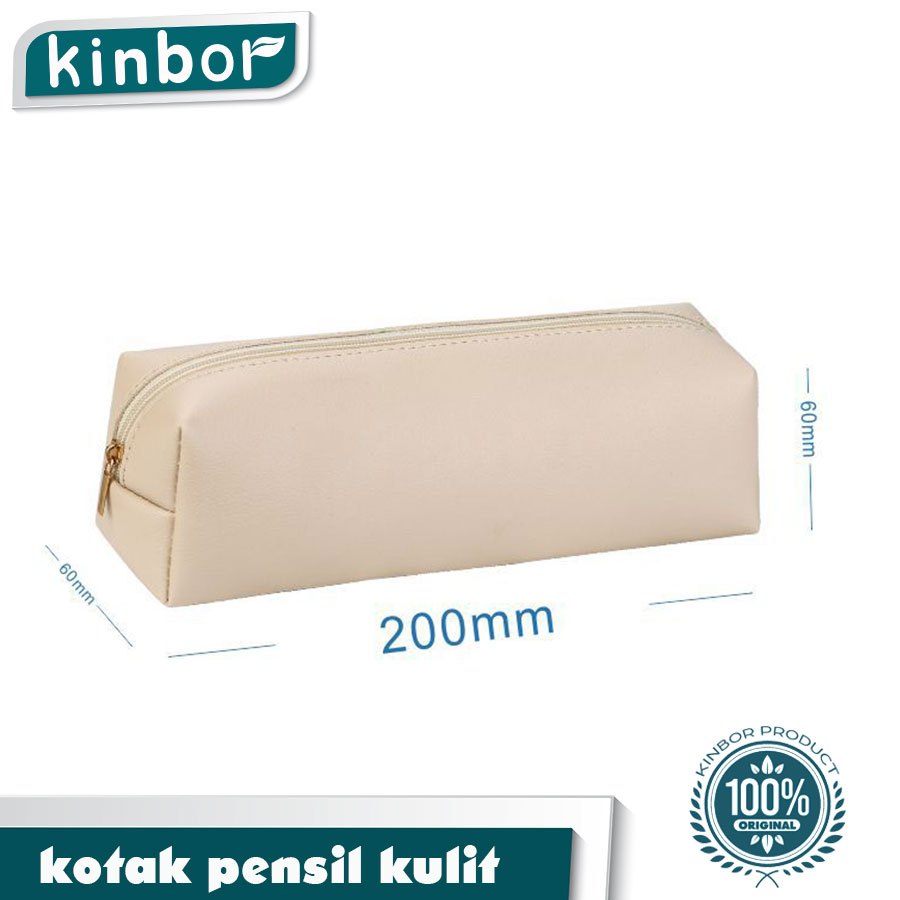 

Tempat pensil bahan kulit/ Pencil case korean style aesthetic