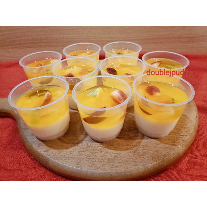 

Double J Pudding Fruit Silky Pudding Cup Puding Sutra Buah Cup Hampers