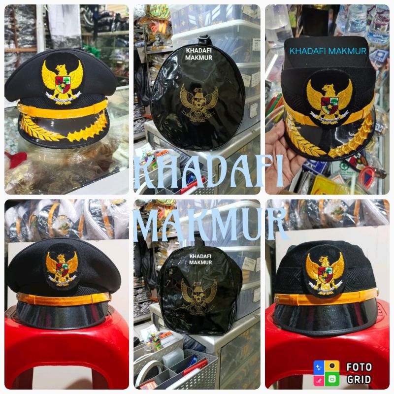 Topi pet PDU Camat Pria dan wanita