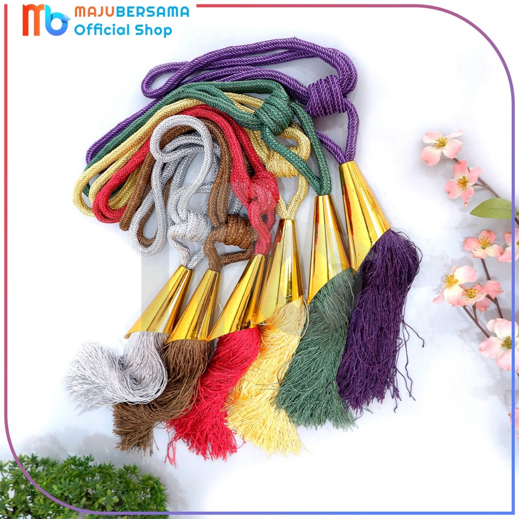 TASEL TEROMPET /tali gorden/tali gorden murah/ikat gorden/TASSEL TALI IKATAN GORDEN HORDENG GORDEN/t