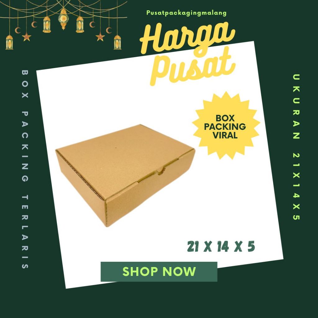 

Kardus 21x14x5 LD Box Dus Packing Kotak Kemasan Karton Martabak Souvenir Hampers Sparepart Minyak Wangi Kosmetik