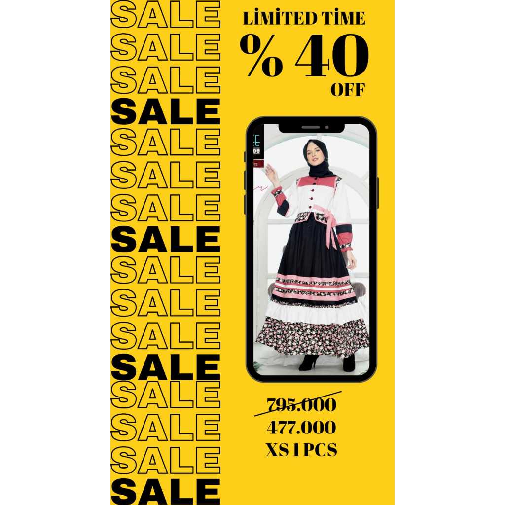 GAMIS DEWASA - DRESS - AURELEE - A-4072101- NOIR