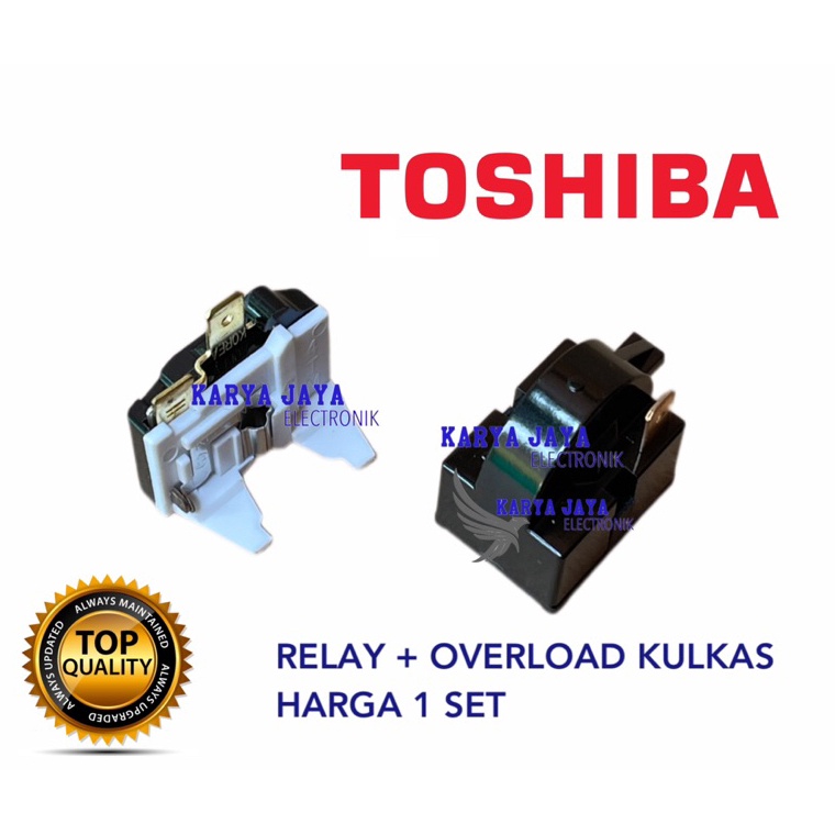 Relay Ptc Overload Kulkas Toshiba 1 pintu  rilai kulkas Toshiba 1 Pintu  Grosir
