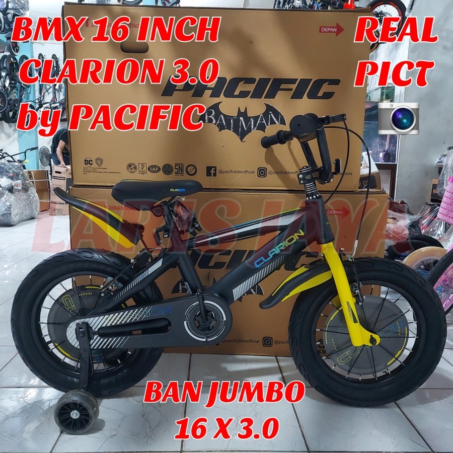 BONUS BELL SEPEDA ANAK LAKI LAKI BMX 16 CLARION TERBARU, SEPEDA BMX 16 PHOENIX ANGRYBIRDS BAN BESAR