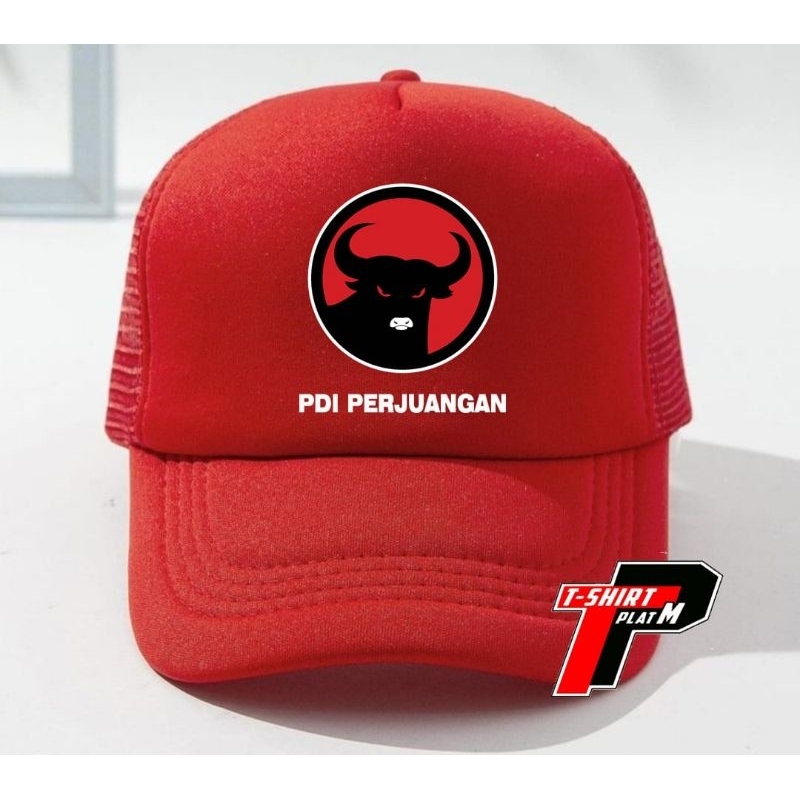 Topi PDI Perjuangan Bisbol