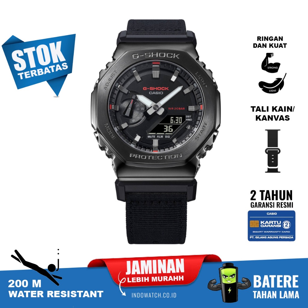 Casio G-Shock GM-2100CB-1A gm2100 gm 2100 original garansi resmi