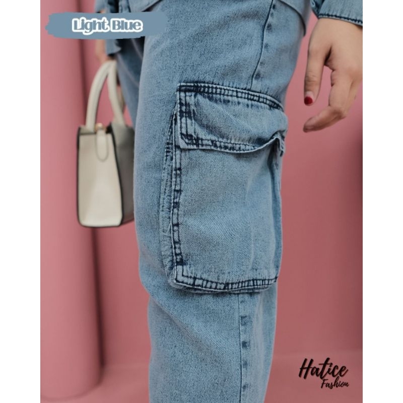 ONE SET/ONESET/SETCEL/SETELAN CELANA LEVIS JEANS BY HALIS FASHION ORIGINAL BRAND