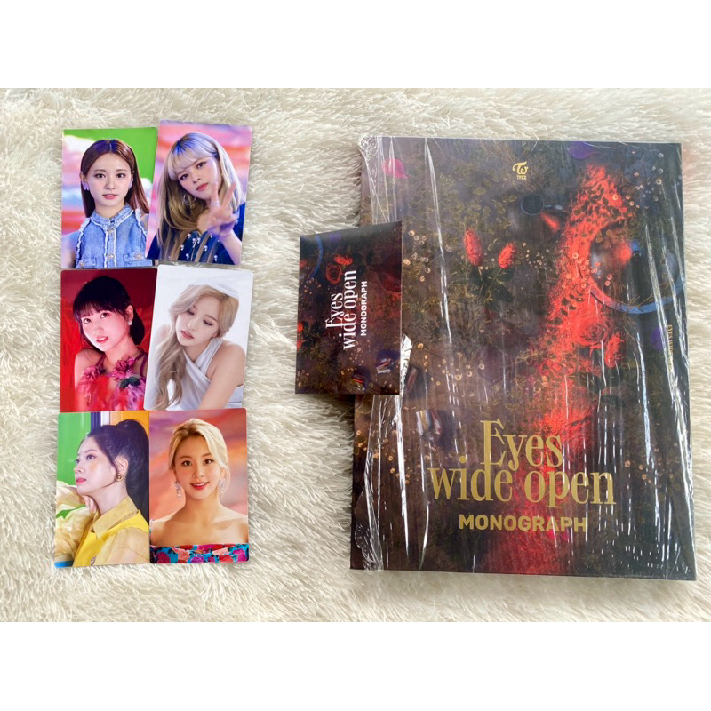 Official Photocard Eyes Wide Open Twice Monograph Tzuyu Jeongyeon Momo Mina Chaeyoung Dahyun
