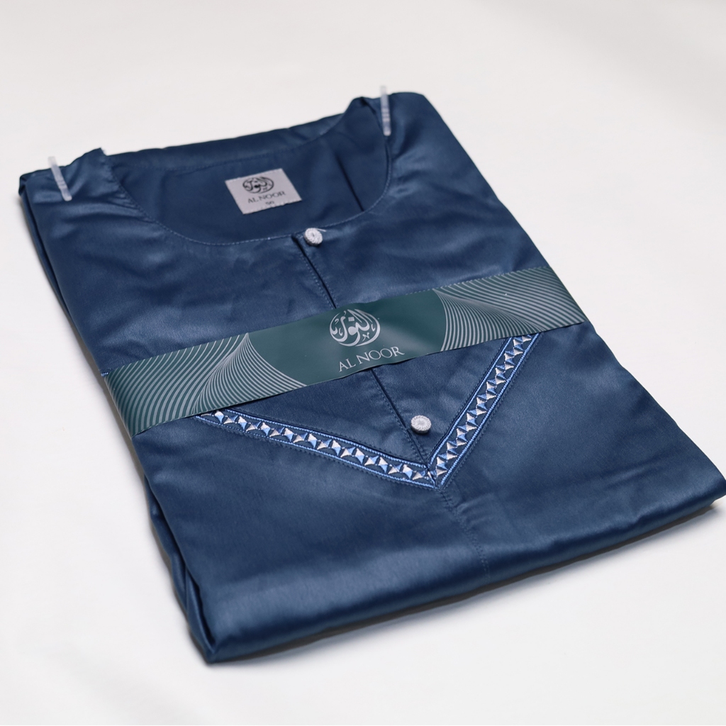 AL NOOR | Gamis Omani Anak |  Jubah Anak laki laki Navy | Gamis Anak Laki-laki