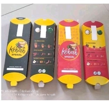 kertas kebab/kemasan kebab
