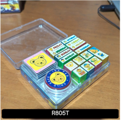 

Stampel Daily Anak Terdiri Dari 16 Stamp dan 2 Ink Pad