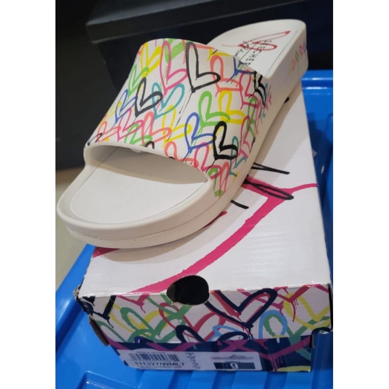 Sandal Skechers Cali Gear Charm-Trust Love White Uk 39 (BELUM DIPAKAI HANYA BUKA BOX)