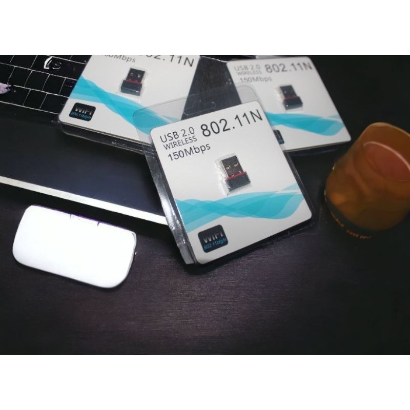 USB WIFI Dongle 150 Mbps External Receiver Dongle Wifi PC Laptop Komputer