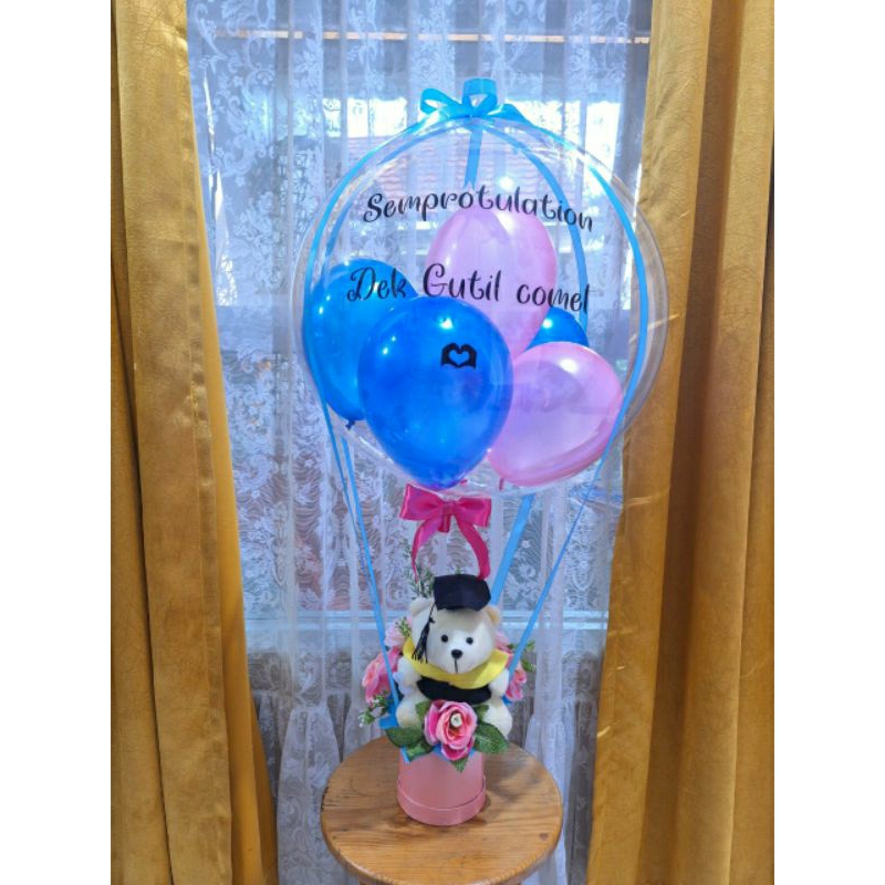 (TERMURAH) Buket Balon Semarang/Bloom Box Snack/Bloom Box Balon/Buket Snack.