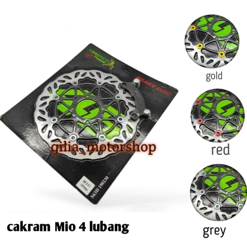Cakram piringan Mio 4 lubang model PSM Disc Cakram kembang 260mm Mio sporty Mio soul Mio smile Xeon 