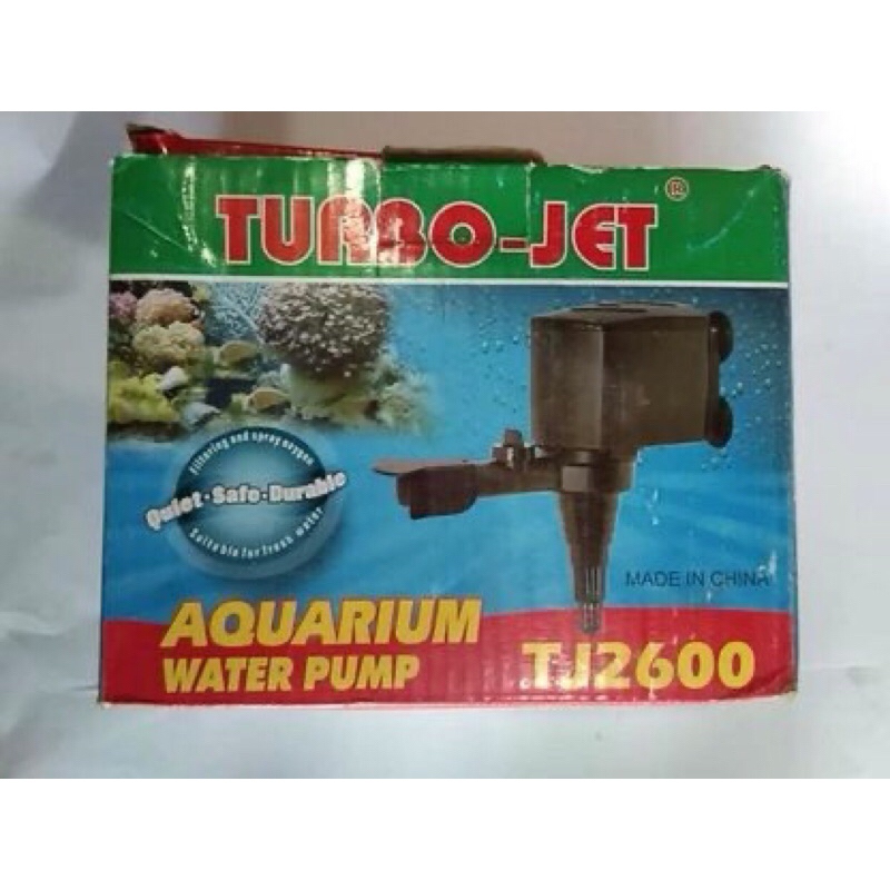 TURBO-JET AQUARIUM WATER PUMP TJ2600 / POMPA CELUP AQUARIUM / HIDROPONIK