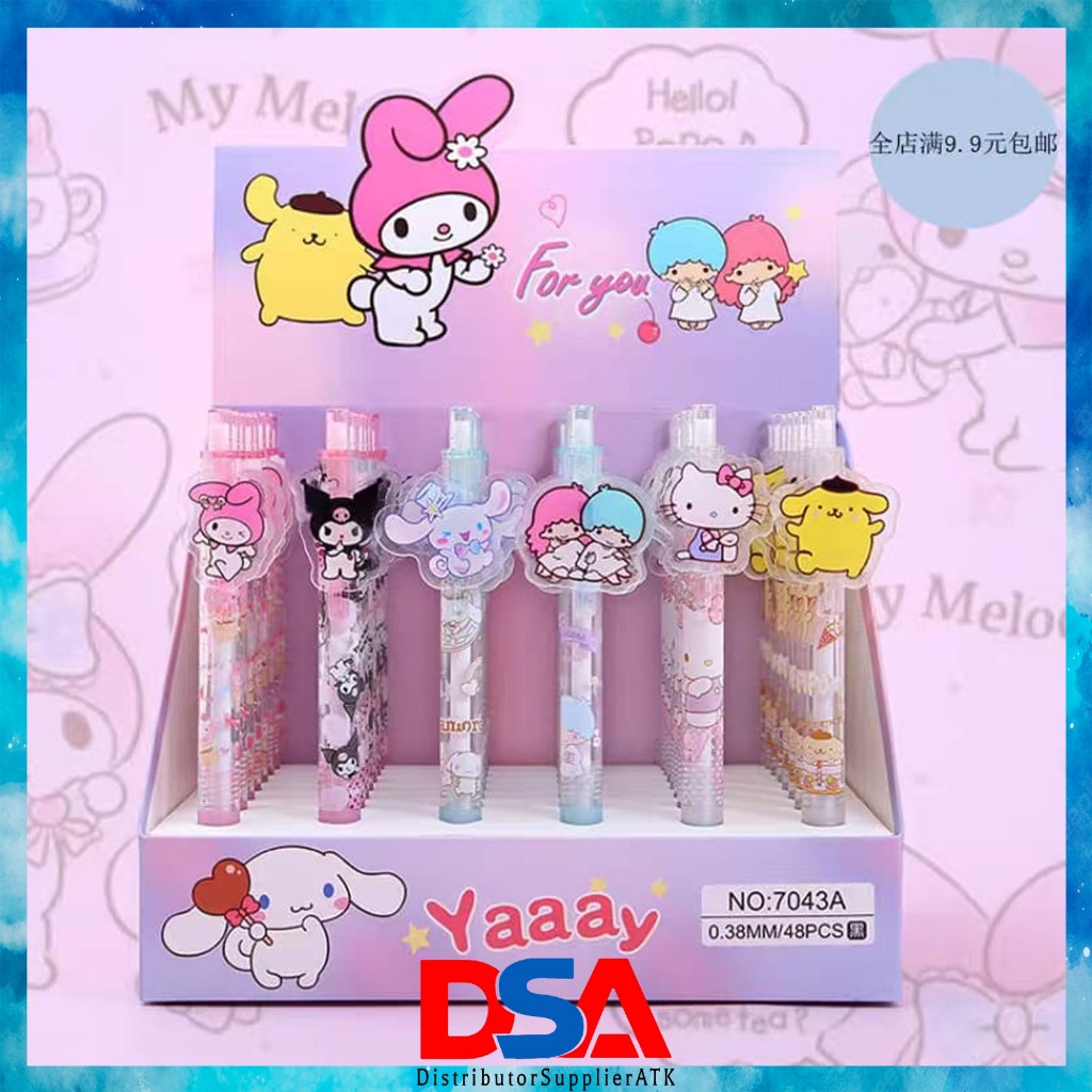 

PULPEN TERBARU FOR YOU SANRIO /PULPEN KARAKTER SANRIO CUTE/PULPEN GEL 0,5 AKRILIK PREMIUM