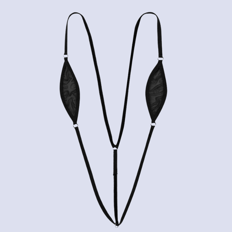 Bikini Transparan Seksi Swimsuit Monokini SG045