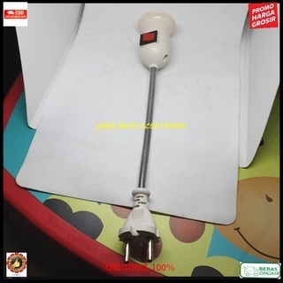 G453 ORIGINAL rumah lampu e27 colokan listrik Sambungan belajar kaku hias penerang spiral Fitting Ho