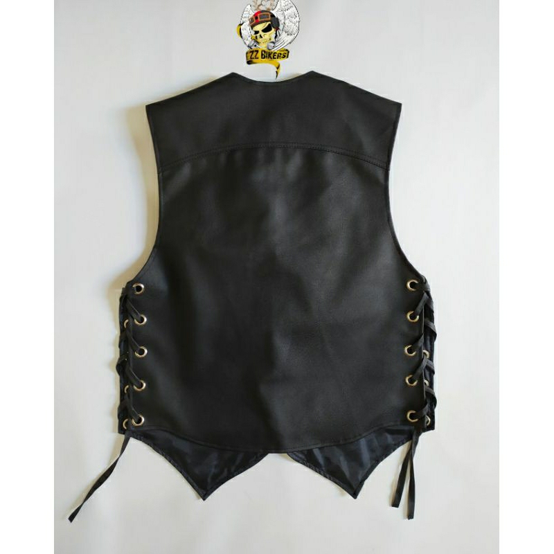 TYB TERMURAH Rompi Kulit Bikers Koboy / Rompi Sintetis / Rompi Bikers / Rompi Koboy / Rompi Pria