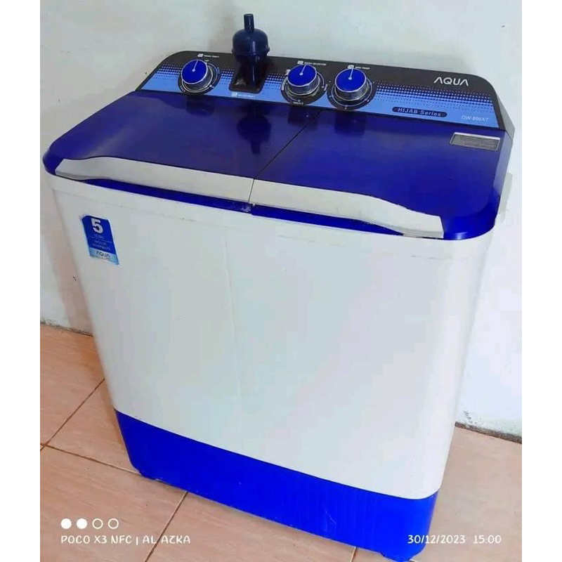 preloved mesin cuci bekas pakai pesanan konsumen