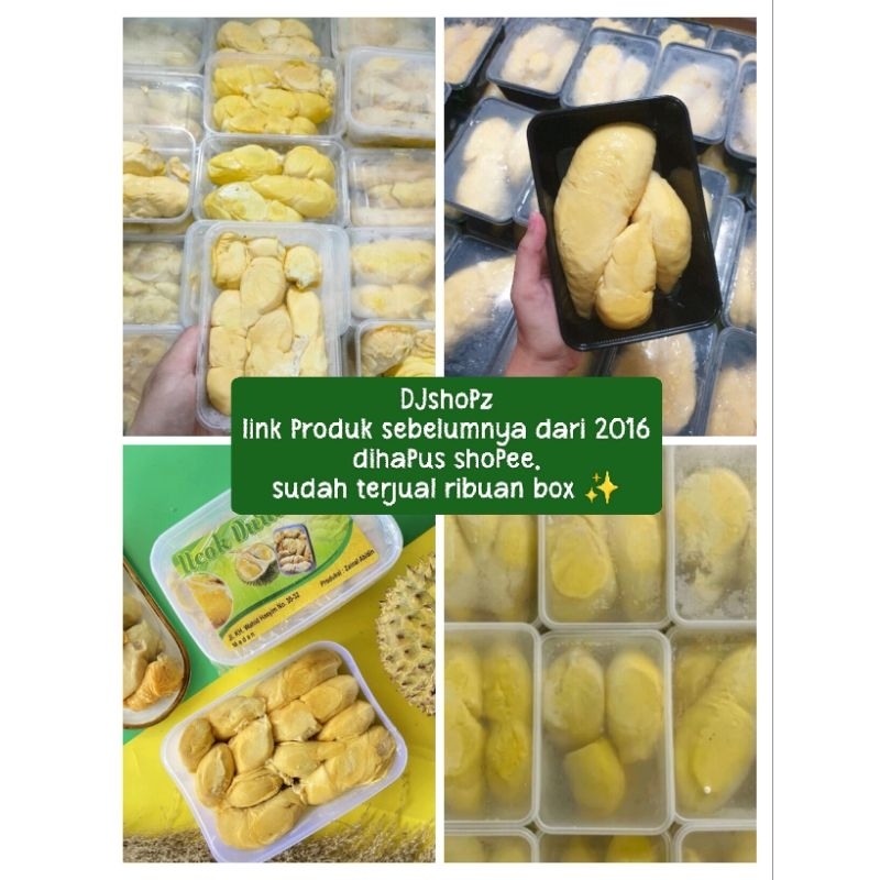 

Monthong super Palu, durian kupas Medan