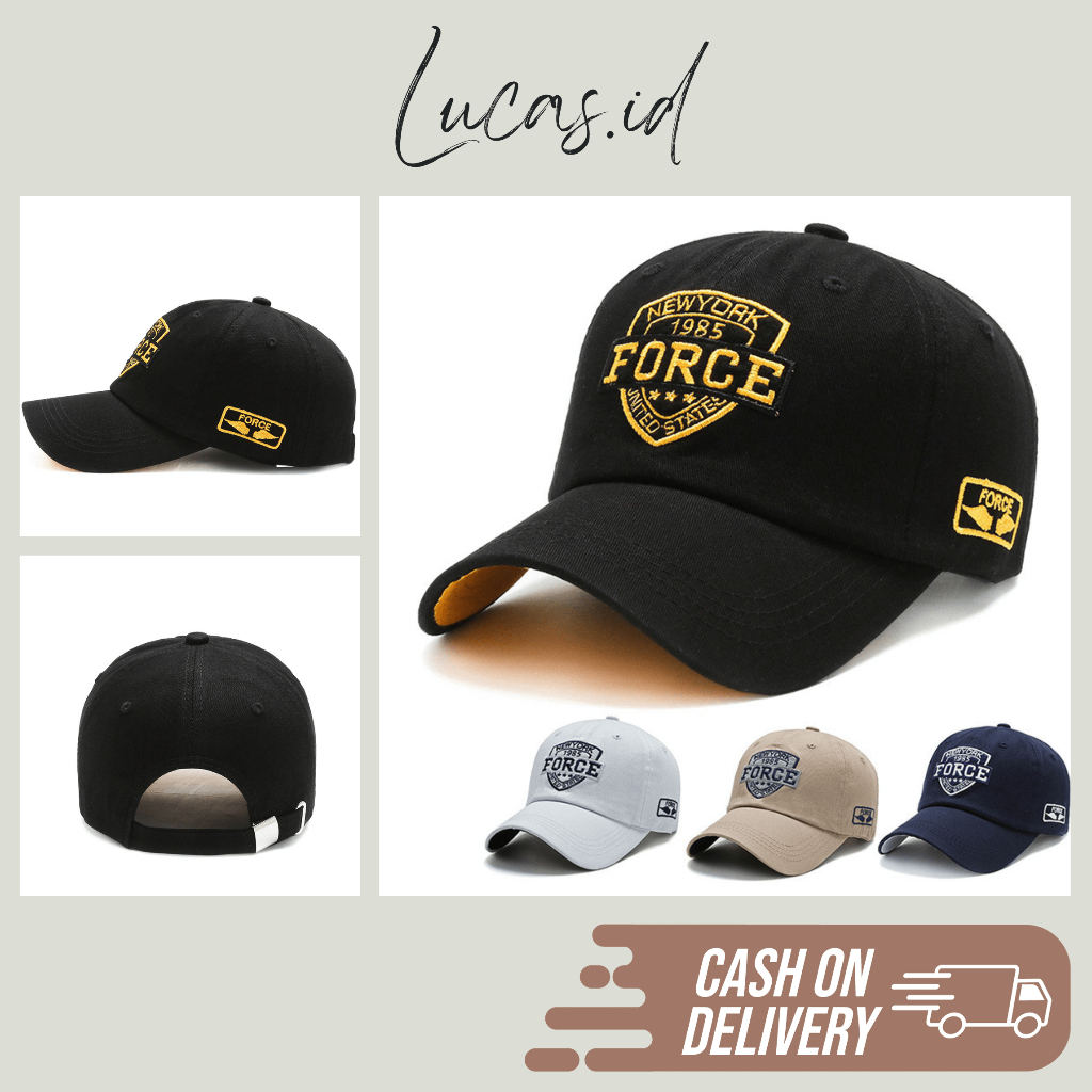 Topi Cap Baseball Fashion Logo FORCE U.S (TOP079)