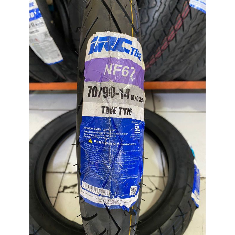Ban Motor IRC TubeType Ukuran 70/90-14 IRC TT Ban Depan Mio