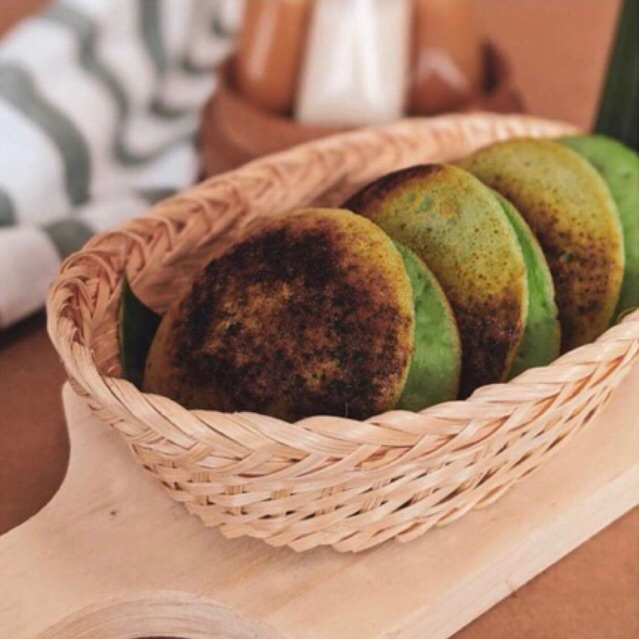 

Serabi Original Mix Pandan spesial + Kuah aren tradisional
