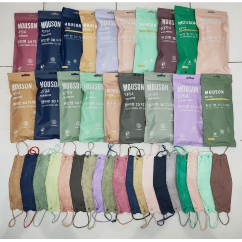 Masker KF94 Mouson 4 Ply Isi 10 Pcs