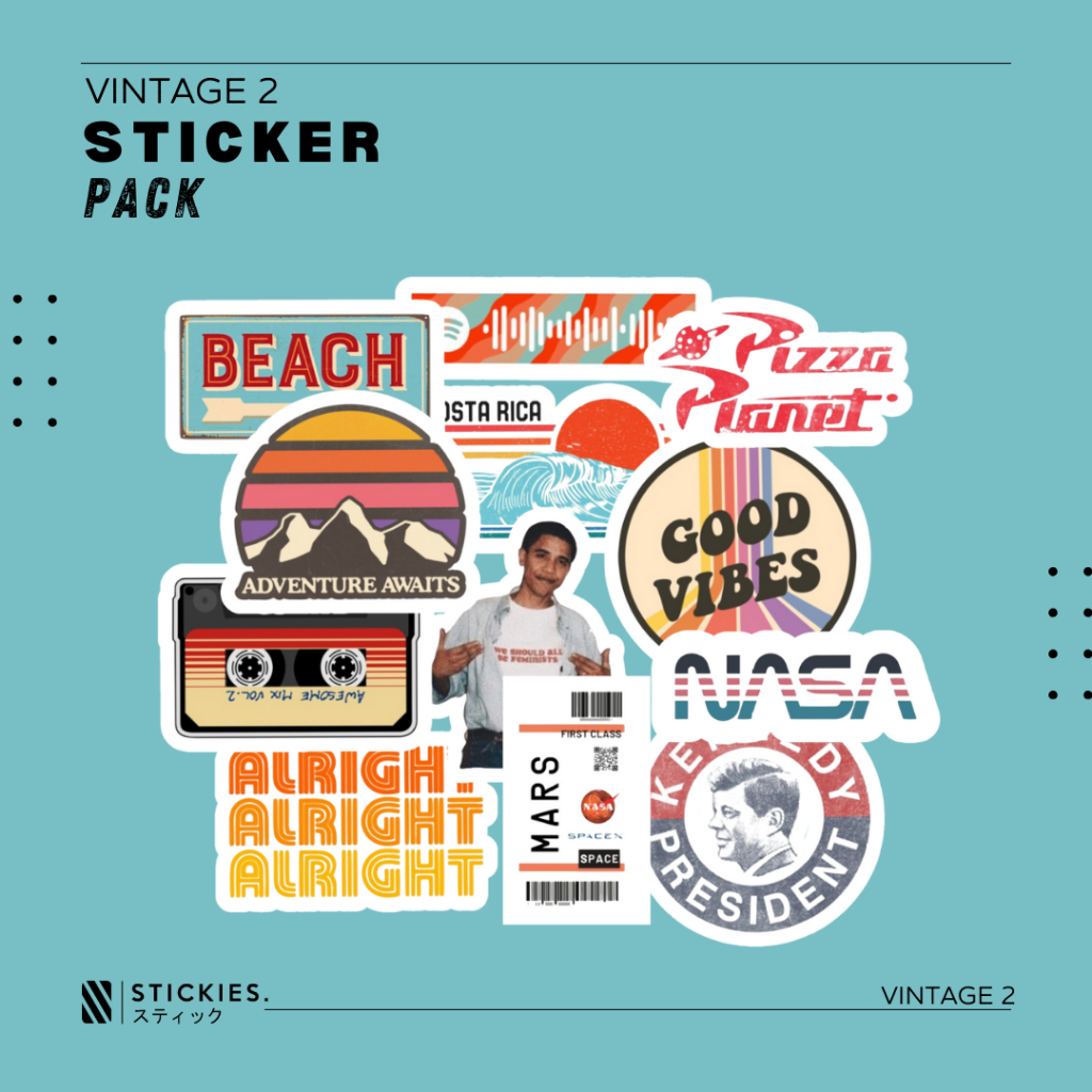 

Stiker/Sticker Pack "Vintage 2" | high quality | vinyl | murah