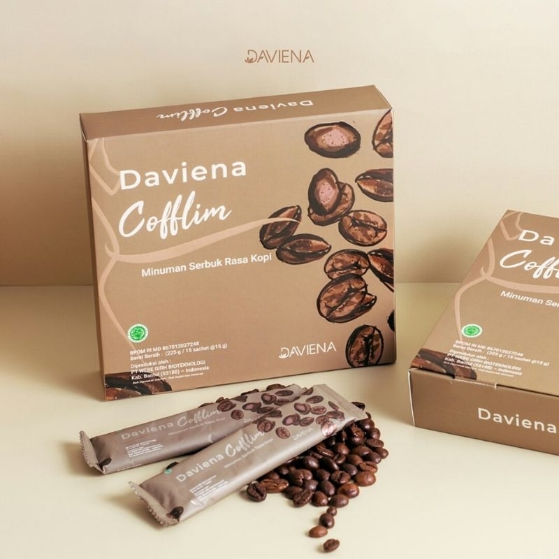 

COFFSLIM DAVIENA MINUMAN SERBUK RASA KOPI