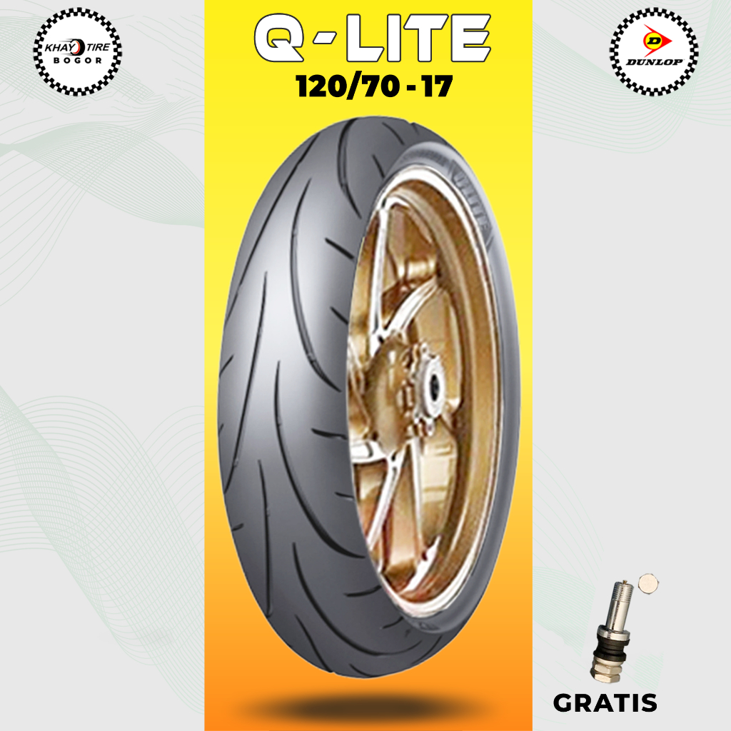 Ban Motor Sport - Supermoto Dunlop Sportmax Q-LITE 120/70 Ring 17 Soft Compound Tubeless
