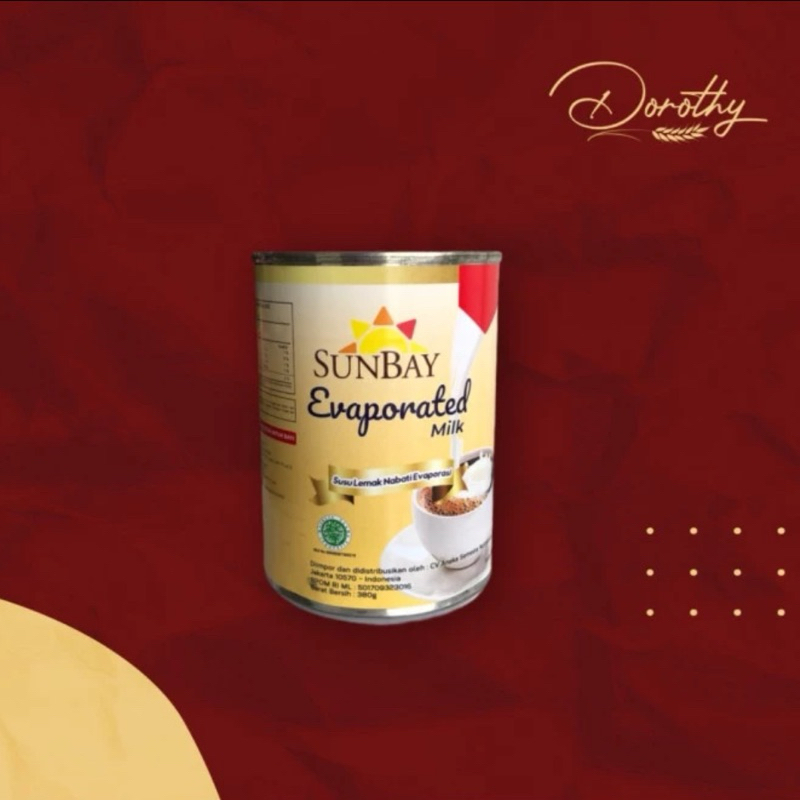 

SUNBAY SUSU EVAPORASI / EVAPORATED MILK 380 GR