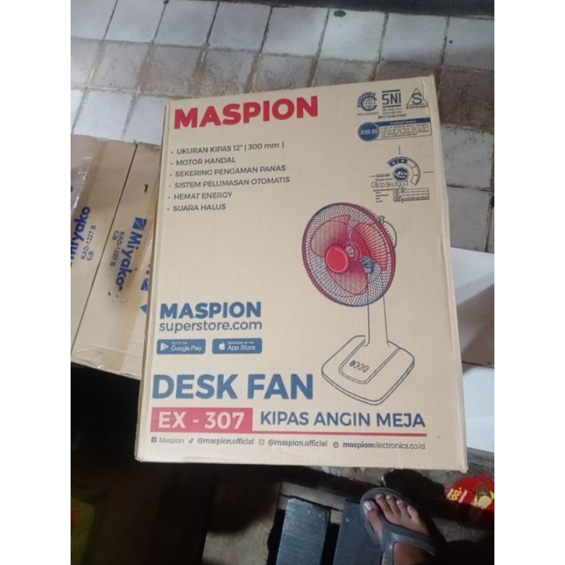 Kipas Angin Meja MASPION EX 307/kipas 12in maspion