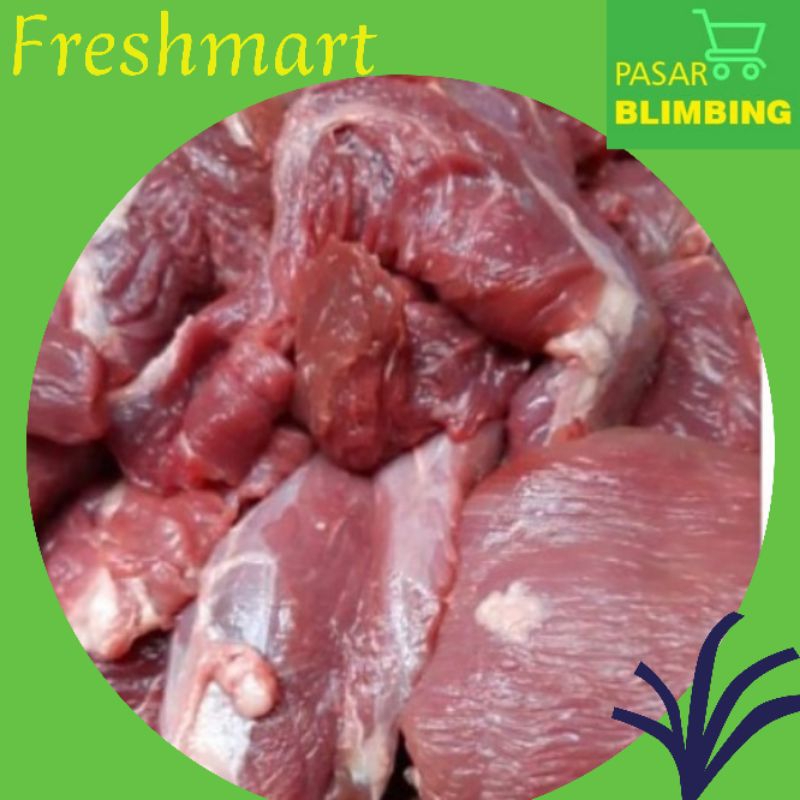 

Daging sapi rawonan 1kg [Pasar Blimbing Malang]