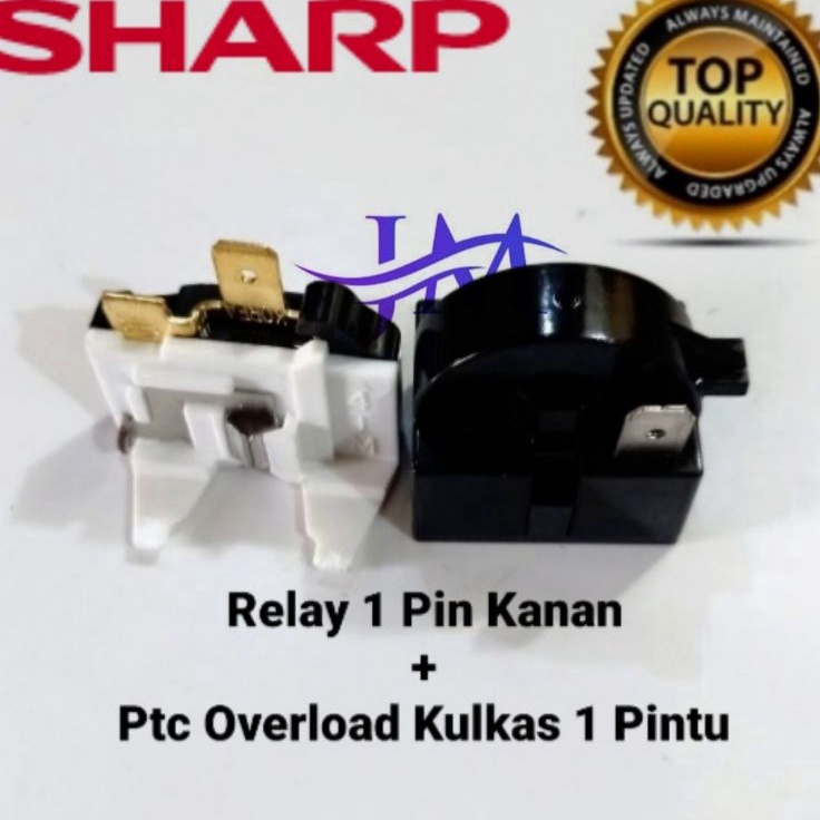 Vg Relay Ptc Overload Kulkas Sharp 1 pintu  2 pintu t Premium