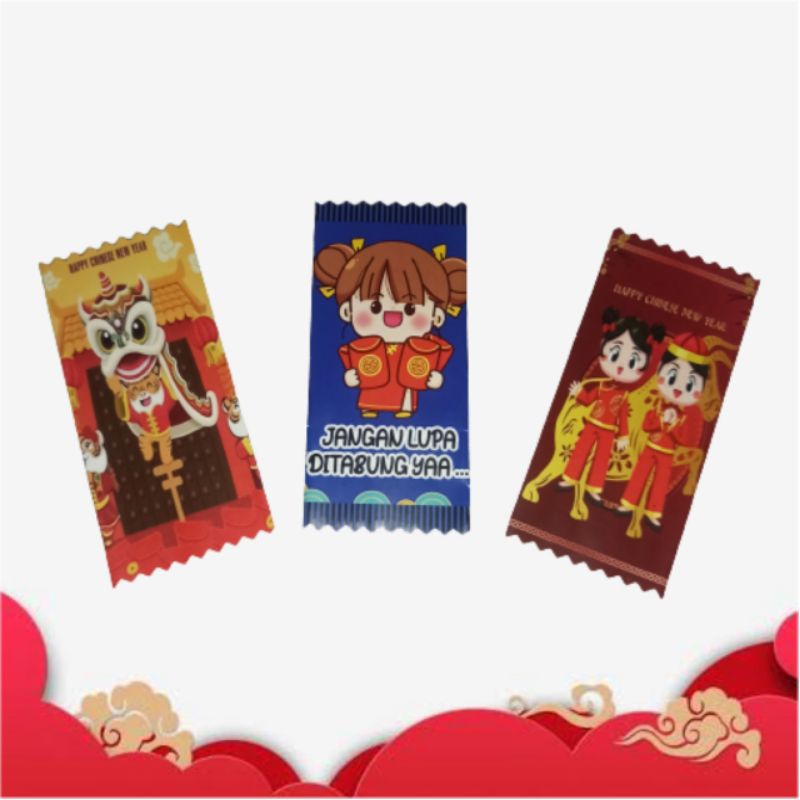 

Amplop Imlek Bentuk Permen / Angpau Hangbao Sincia Siap Pakai Unik Lucu Viral
